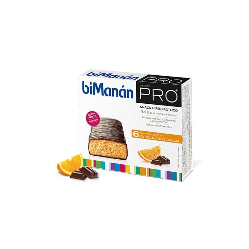 BIMANAN PRO BARRITAS DE CHOCOLATE NARANJA BIMANAN PRO BARRITAS DE CHOCOLATE NARANJA