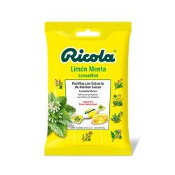 Ricola Caramelos de Limón Menta Sin Azucar Bolsa 70 gr.