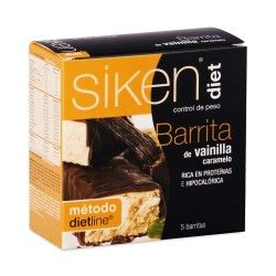 SIKEN DIET BARRITA DE VAINILLA CARAMELO 5 UDS