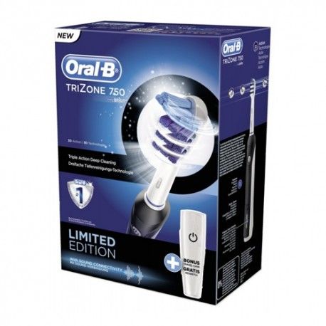 Oral-B Trizone 750 3D Black Edición Limitada + Estuche de Viaje Oral-B Trizone 750 3D Black Edición Limitada + Estuche de Viaje