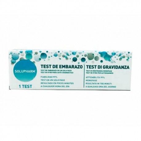 TEST EMBARAZO SOLUPHARM TEST EMBARAZO SOLUPHARM