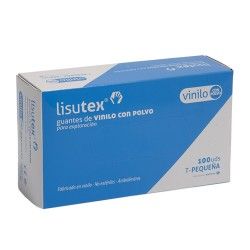 LISUTEX GUANTES VINILO T./MED. 100 UDS.