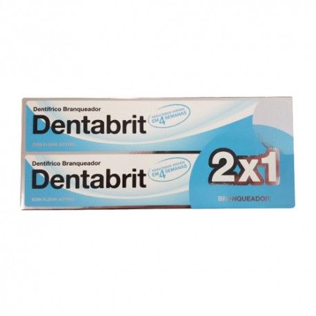 PASTA DENTAL DENTABRIT BLANQ 2X125 ML PASTA DENTAL DENTABRIT BLANQ 2X125 ML