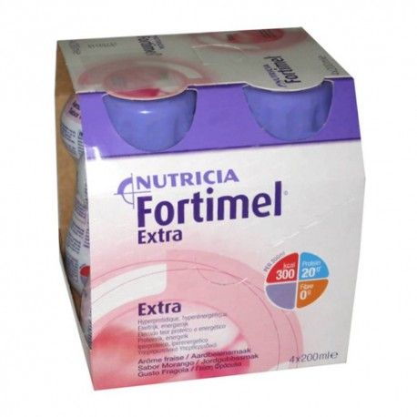 FORTIMEL EXTRA FRESA 4X200 ML.