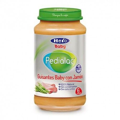 HERO TARRITOS"SIN"SALTEADO GUISANTES CON JAMO HERO TARRITOS"SIN"SALTEADO GUISANTES CON JAMO