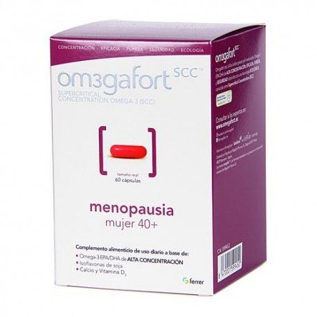 Omegafort Menopusia Mujer 40+ 60 Cápsulas Omegafort Menopusia Mujer 40+ 60 Cápsulas