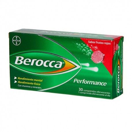 Berocca Performance Sabor Frutos Rojos 30 Comprimidos Efervescentes Berocca Performance Sabor Frutos Rojos 30 Comprimidos Efervescentes