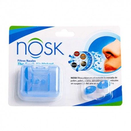 Nosk Filtro Nasal Alergia Pack 2 Unidades + Cajita Higiénica Nosk Filtro Nasal Alergia Pack 2 Unidades + Cajita Higiénica