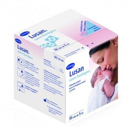 Lusan Suero Fisiológico 30 Monodosis de 5 ml. Lusan Suero Fisiológico 30 Monodosis de 5 ml.