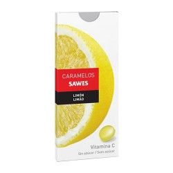 CARAMELOS SAWES LIMON S/AZU. X12 BLISTER