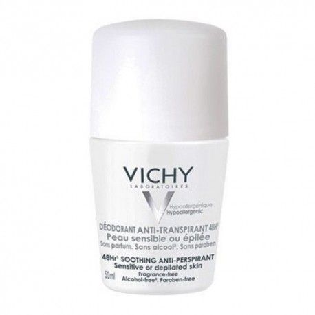 Vichy Desodorante Roll On Pieles Muy Sensibles 50 ml. Vichy Desodorante Roll On Pieles Muy Sensibles 50 ml.