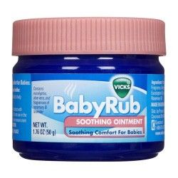 Vicks BabyRub Ungüento Calmante Para Bebés 50 gr.