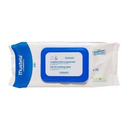Mustela Toallitas Dermo-Suavizantes Aloe Vera Sin Perfume 70 Unidades