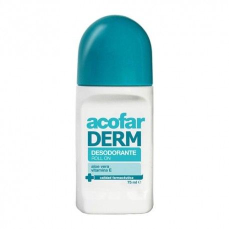 AcofarDERM Desodorante Roll On Aloe Vera y Vitamina E 75 ml. AcofarDERM Desodorante Roll On Aloe Vera y Vitamina E 75 ml.