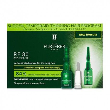 Rene Furterer RF 80 ATP Energie Tratamiento Anticaída Concentrado 12 Ampollas Rene Furterer RF 80 ATP Energie Tratamiento Anticaída Concentrado 12 Ampollas