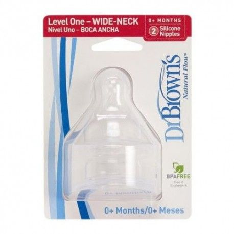 TETINA BIBERON DR.BROWN,S BOCA ANCHA N.1 R/N. TETINA BIBERON DR.BROWN,S BOCA ANCHA N.1 R/N.