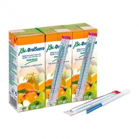 Bi-OralSuero Sabor Frutas 200 ml. Pack 3 Unidades Bi-OralSuero Sabor Frutas 200 ml. Pack 3 Unidades