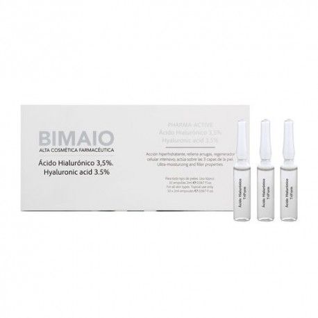 Bimaio Acido Hialurónico 3,5% 10 Ampollas de 2 ml. Bimaio Acido Hialurónico 3,5% 10 Ampollas de 2 ml.