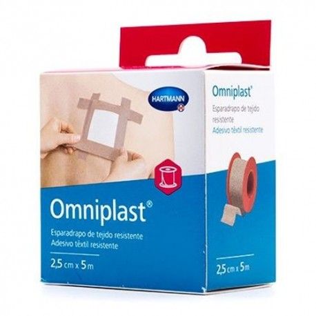 Omniplast Esparadrapo Hipoalergénico 2,5 cm. x 5 m. Omniplast Esparadrapo Hipoalergénico 2,5 cm. x 5 m.