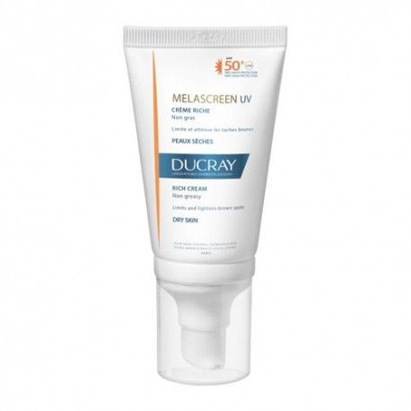 Ducray Melascreen UV Despigmentante Crema Enriquecida SPF 50+ 40 ml. Ducray Melascreen UV Despigmentante Crema Enriquecida SPF 50+ 40 ml.