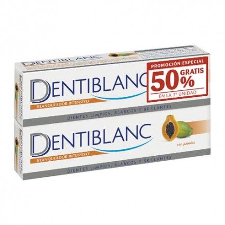 Dentiblanc Pasta Dental Blanqueadora Pack 2x100 ml. Dentiblanc Pasta Dental Blanqueadora Pack 2x100 ml.