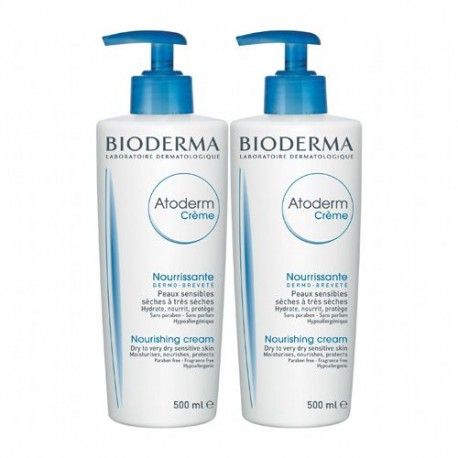 Bioderma Atoderm Crema Hidratante Pack Duo 2x500 ml. Bioderma Atoderm Crema Hidratante Pack Duo 2x500 ml.