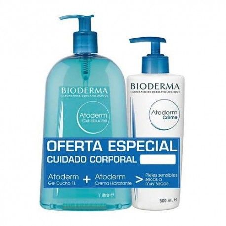 Bioderma Atoderm Pack Gel de Ducha 1000 ml. + Crema 500 ml. Bioderma Atoderm Pack Gel de Ducha 1000 ml. + Crema 500 ml.