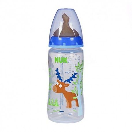 Nuk Biberón Dibujos Boca Ancha Tetina Anatómica Látex T1M 0-6m 300 ml. Nuk Biberón Dibujos Boca Ancha Tetina Anatómica Látex T1M 0-6m 300 ml.