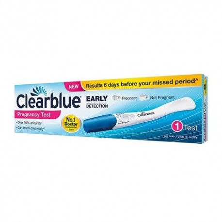 Clearblue Early Detection Test de Detección Temprana de Embarazo 1 Unidad Clearblue Early Detection Test de Detección Temprana de Embarazo 1 Unidad