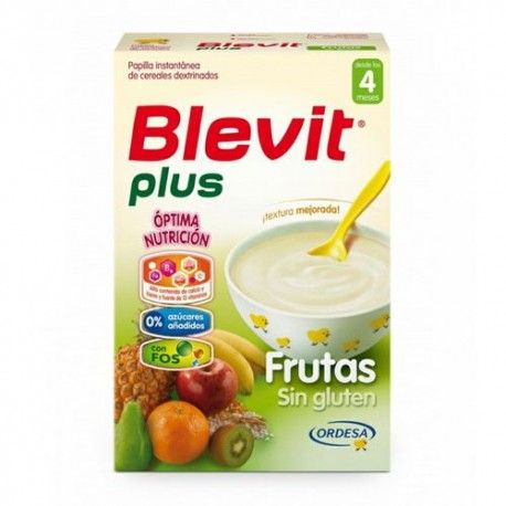 Blevit Plus Frutas Sin Gluten 300 gr. Blevit Plus Frutas Sin Gluten 300 gr.
