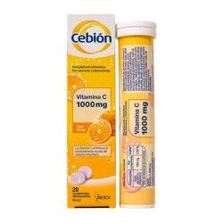 Cebion Vitamina C 1000 mg. 20 Comprimidos Efervescentes