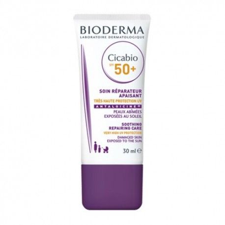Bioderma Cicabio Crema Reparadora Calmante SPF 50+ 30 ml. Bioderma Cicabio Crema Reparadora Calmante SPF 50+ 30 ml.