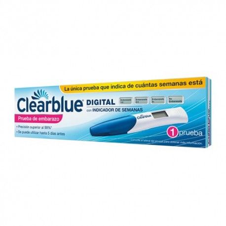 Clearblue Digital Test de Embarazo Con Indicador de Concepción 1 Unidad Clearblue Digital Test de Embarazo Con Indicador de Concepción 1 Unidad
