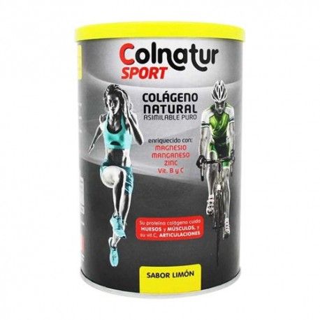 Colnatur Sport Colágeno Natural Asimilable Enriquecido Sabor Limón 345 gr. Colnatur Sport Colágeno Natural Asimilable Enriquecido Sabor Limón 345 gr.