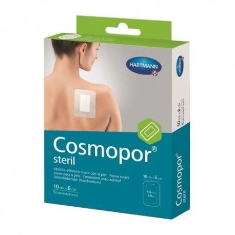 Cosmopor Steril Apósito Adhesivo 10 x 6 cm. 5 Unidades Cosmopor Steril Apósito Adhesivo 10 x 6 cm. 5 Unidades