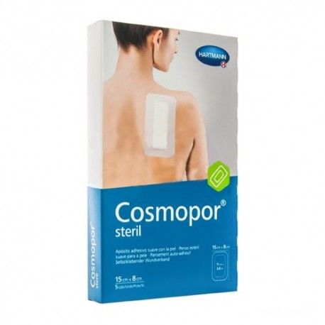 Cosmopor Steril Apósito Adhesivo 15 cm. x 8 cm. 5 Unidades Cosmopor Steril Apósito Adhesivo 15 cm. x 8 cm. 5 Unidades