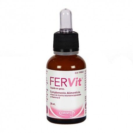 FERVit Líquido en Gotas 30 ml. FERVit Líquido en Gotas 30 ml.