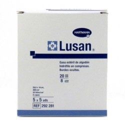 Lusan Gasa Estéril de Algodón Hidrófilo 5 x 5 Unidades