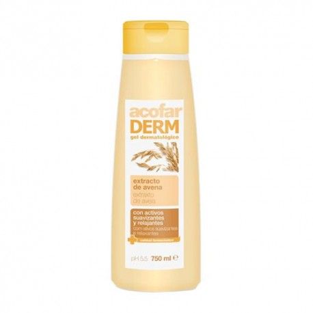 AcofarDERM Gel Dermatológico Extracto de Avena 750 ml. AcofarDERM Gel Dermatológico Extracto de Avena 750 ml.