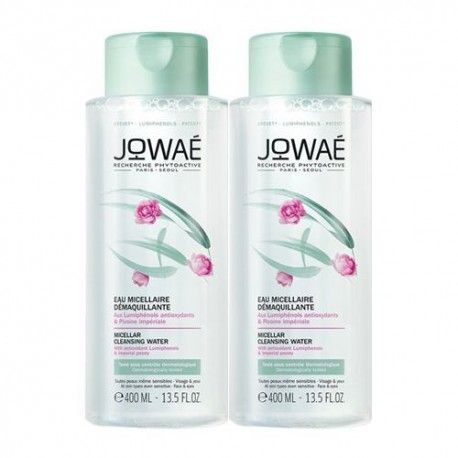 Jowaé Agua Micelar Desmaquillante Duplo 2x400 ml. Jowaé Agua Micelar Desmaquillante Duplo 2x400 ml.