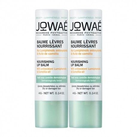 Jowaé Bálsamo Labial Nutritivo Duplo 2x4 gr. Jowaé Bálsamo Labial Nutritivo Duplo 2x4 gr.