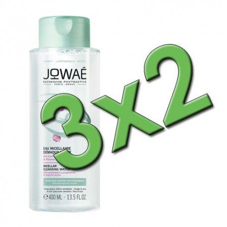 Jowaé Agua Micelar Desmaquillante 400 ml. Pack 3x2 Jowaé Agua Micelar Desmaquillante 400 ml. Pack 3x2