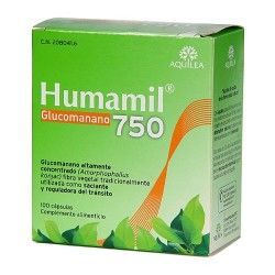 Humamil Glucomanano 750 mg. 100 Cápsulas