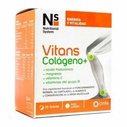 NS Vitans Colágeno+ Energía y Vitalidad 30 Sobres Sabor Limón