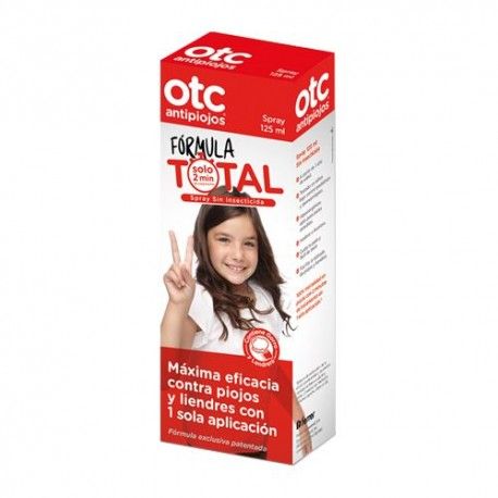 OTC Antipiojos Fórmula Total Spray Sin Insecticida 125 ml. OTC Antipiojos Fórmula Total Spray Sin Insecticida 125 ml.