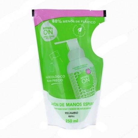 Betres On Recambio Jabón de Manos Pasión Tropical 250 ml. Betres On Recambio Jabón de Manos Pasión Tropical 250 ml.