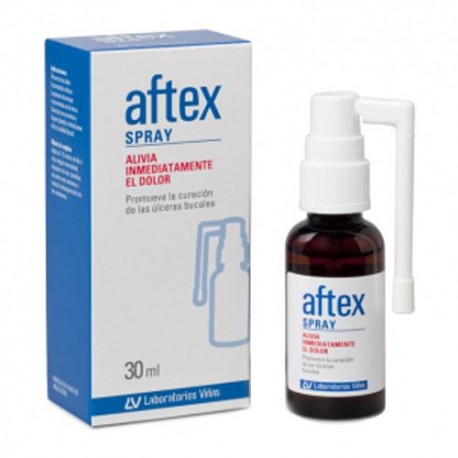 Aftex Spray Bucal Áftas y Úlceras Bucales 30 ml. Aftex Spray Bucal Áftas y Úlceras Bucales 30 ml.