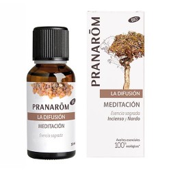 Pranarom La Difusión Meditación Esencia Sagrada Incienso y Nardo 30 ml.