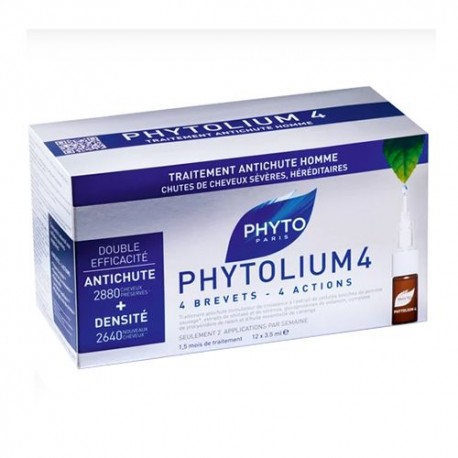 Phytolium 4 Tratamiento Anticaída Estimulador de Crecimiento Hombre 12 Ampollas Phytolium 4 Tratamiento Anticaída Estimulador de Crecimiento Hombre 12 Ampollas