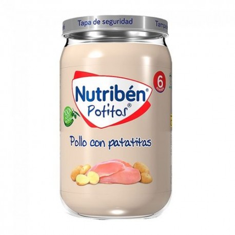 Nutribén Potitos Pollo Con Patatitas 235 gr.